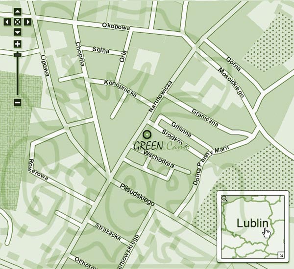 Mapka Lublina