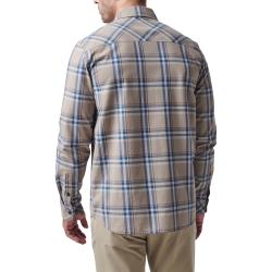 5.11 Tactical koszula GUNNER PLAID L/S Badlands Tan Plaid