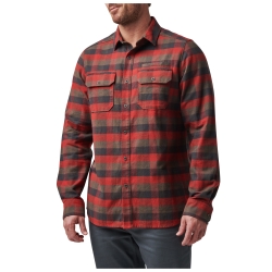 5.11 Tactical koszula LESTER L/S SHIRT Red Bourbon Plaid