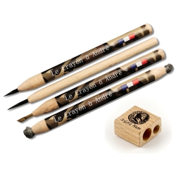 Le Crayon a Andre zestaw 4 ołówków do czyszczenia monet, guzików, klamer, znalezisk