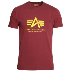 Alpha Industries T-Shirt Basic T Burgundy 100501 184