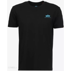 Alpha Industries T-Shirt Basic T Small Logo Black Blue