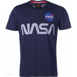 Alpha Industries T-Shirt NASA Reflective T Replica Blue