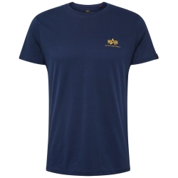 Alpha Industries T-Shirt Basic T Small Logo Navy New Navy