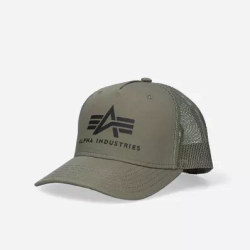 Czapka ALPHA INDUSTRIES Basic Trucker Cap Dark Green