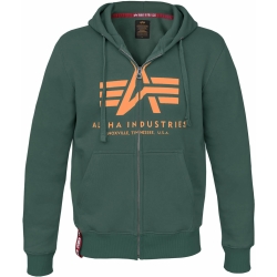 Bluza ALPHA INDUSTRIES Basic Zip Hoody Dark Petrol