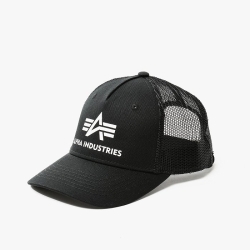 Czapka ALPHA INDUSTRIES Basic Trucker Cap Black