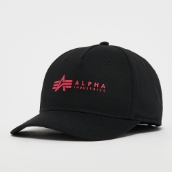 Czapka ALPHA INDUSTRIES Cap Black/Red