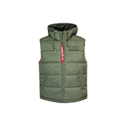 Bezrękawnik ALPHA INDUSTRIES Hooded Poofer Vest Sage Green