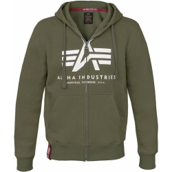 Bluza ALPHA INDUSTRIES Basic Zip Hoody Dark Olive