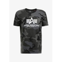 Alpha Industries T-Shirt Basic T Camo Black