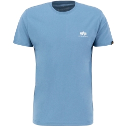 Alpha Industries T-Shirt Basic T Small Logo Airforce Blue