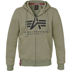 Bluza ALPHA INDUSTRIES Basic Zip Hoody Olive