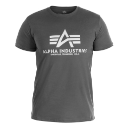 Alpha Industries T-Shirt Basic GreyBlack