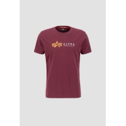 ALPHA INDUSTRIES T-shirt Alpha Label T Burgundy