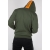 Bluza ALPHA INDUSTRIES Red Stripe Hoody Dark Green