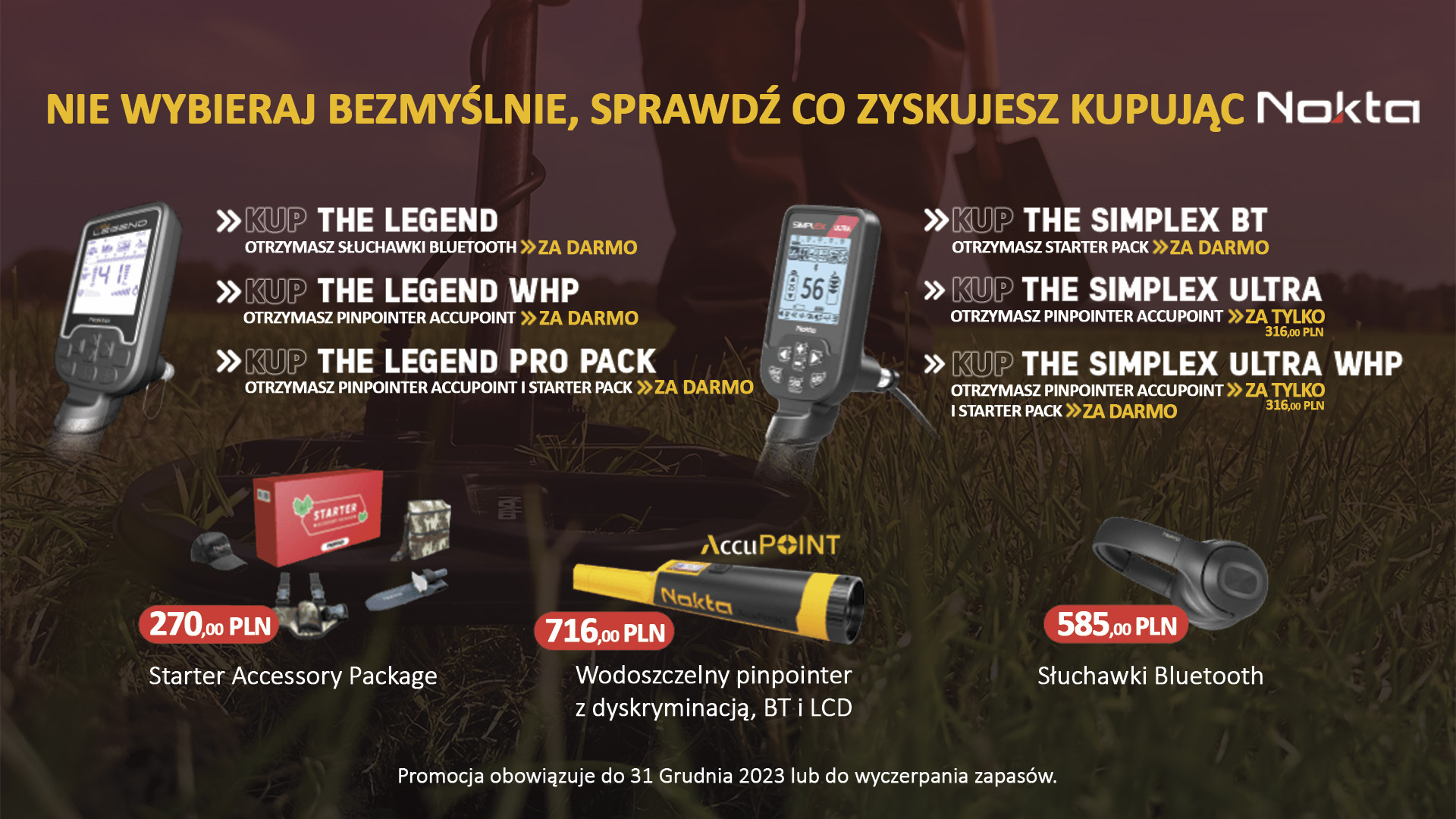 Zestawy promocyjne SIMPLEX i The Legend