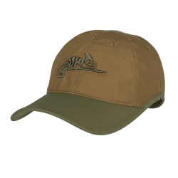 Czapka Logo Cap - PolyCotton Ripstop - Coyote / Olive Green A