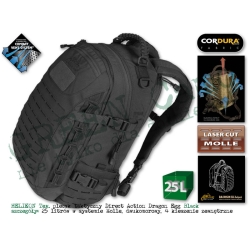 HELIKON-Tex plecka Dragon Egg BLK