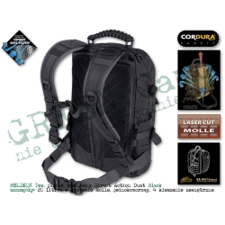 Plecak DIRECT ACTION Dust® - Cordura® - Czarny tył