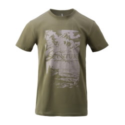 HELIKON-Tex.T-Shirt (Adventure Is Out There) - Olive Green