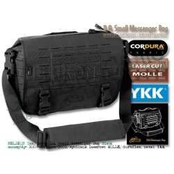 DIRECT ACTION torba na ramię Messenger Bag® Small - Cordura® - Czarna Black