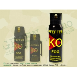 KO ręczny miotacz gazu pieprzowego 100ml FOG - gaz pieprzowy chmura