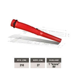 MARS MD Pinpointer Red Czerwony