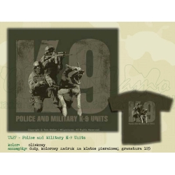 MILPictures T-Shirt Police and Military K-9 Units