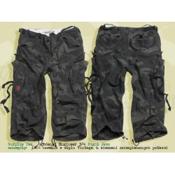 Surplus spodenki Engineer 3/4 Black Camo