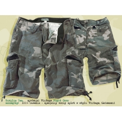 Surplus Tex. spodenki Vintage Shorts Night Camo