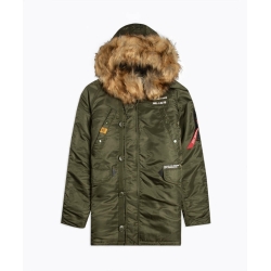 Kurtka ALPHA INDUSTRIES N3B Airborne Dark Green