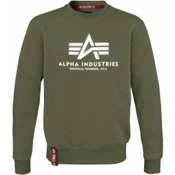 Bluza ALPHA INDUSTRIES Basic Sweater Dark Grey