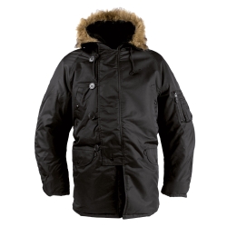 Sturm MIL-TEC kurtka parka N-3B Czarna