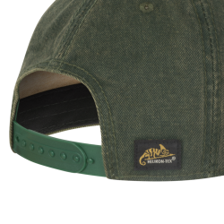 Czapka Snapback Shooting Time - Dirty Washed Cotton - Dirty Washed Dark Green / Dirty Washed Kelly Green