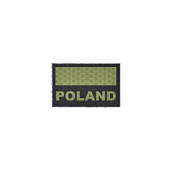 COMBAT-ID naszywka IR C4 POLAND Olive Drab