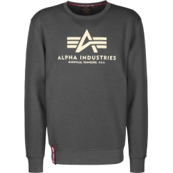 Bluza ALPHA INDUSTRIES Basic Sweater Grey Black