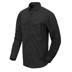 Koszula DEFENDER Mk2 long sleeve® - PolyCotton Ripstop - Czarna