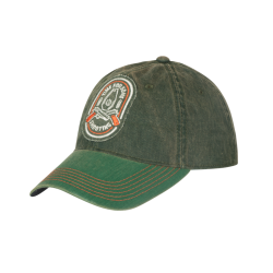 Czapka Snapback Shooting Time - Dirty Washed Cotton - Dirty Washed Dark Green / Dirty Washed Kelly Green