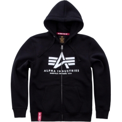 Bluza ALPHA INDUSTRIES Basic Zip Hoody Black