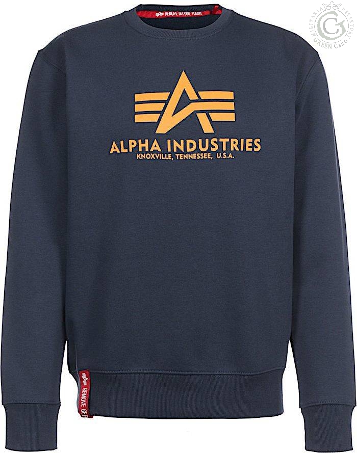 INDUSTRIES Navy Basic ALPHA New Sweater Bluza