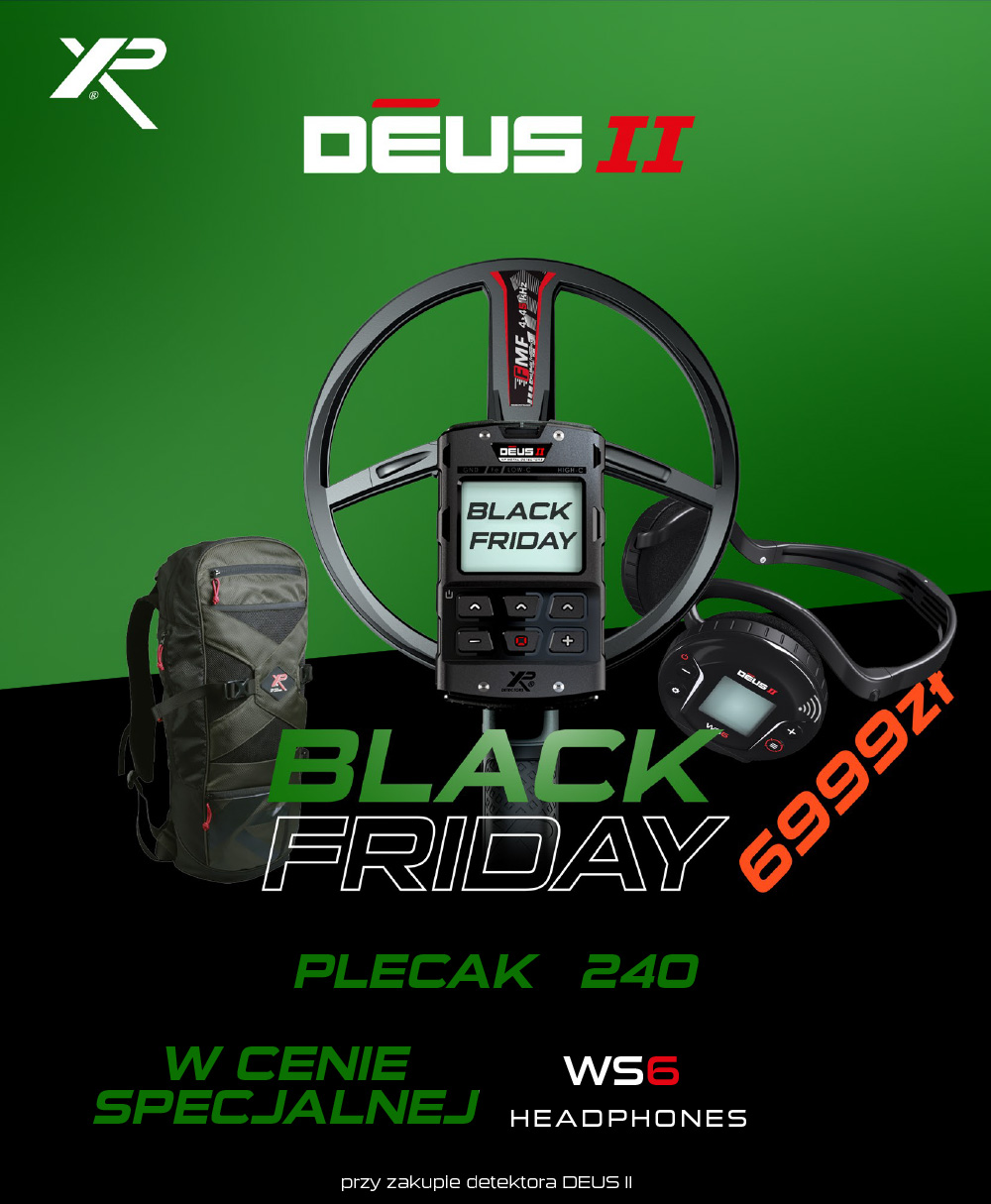 XP Deus 2 RC WS6 + BackPack 240 promocja Black Weeks '25