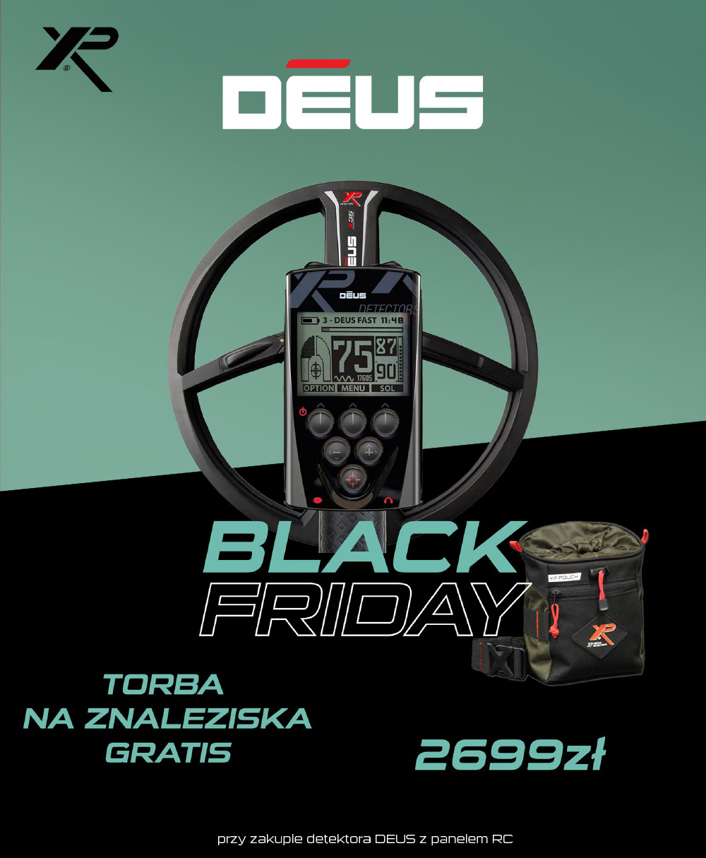 XP Deus RC + Find's Pouch promocja Black Weeks '25